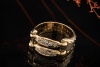 Hermes Paris Ring mit Diamanten Brillanten Klassisch in 750er Gelbgold 