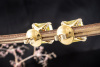 Buchwald Ohrringe Ohrstecker Lemon Citrin Diamanten Gelbgold UVP 4.420,- 