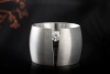Niessing Ring Laufsteg mit 1 Diamant Brillant 0,22 Ct. in Edelstahl matt 