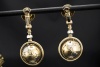 Wempe Ohrringe Weltkugel Planeten Globus beweglich in 750er Gold Bicolor 