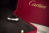 Cartier Solitär Ring Spannring 1 Diamant 0,21 Carat 750er Weißgold OVP 