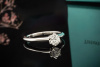 Tiffany & Co Solitär Ring Setting mit Diamant Brillant 0,41 Ct in Platin 