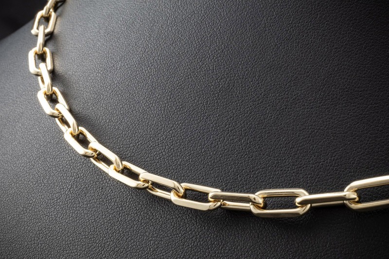 Cartier Kette Collier Spartacus 57 cm Damen und Herren in Gelbgold 750 
