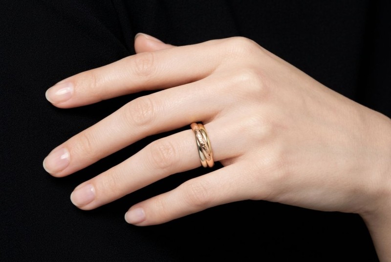 Trinity de Cartier Ring le must de Cartier Modell Gold Tricolor 750 