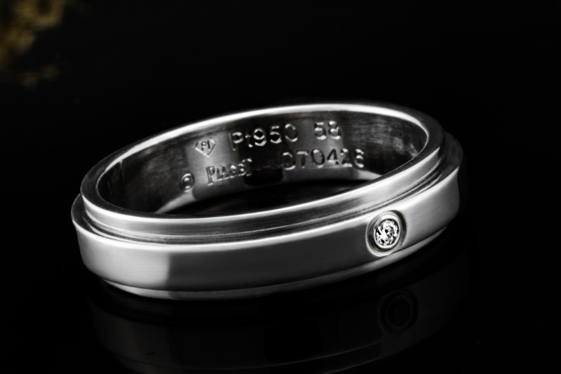 Piaget Possession Ring Solitär Drehring mit Diamant in 750er Weißgold 