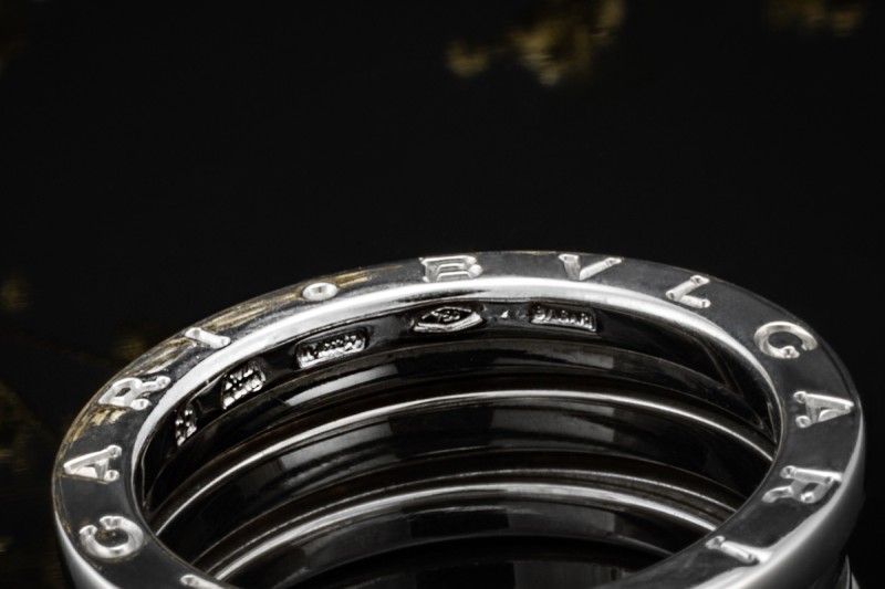 BVLGARI Bulgari B.zero1 3-Band Ring beweglich in 750er Weißgold Gr. 55 