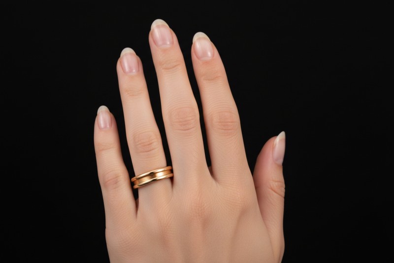 BVLGARI B.zero1 1-Band Ring Klassisch in 750er Roségold Größe 55 OVP 