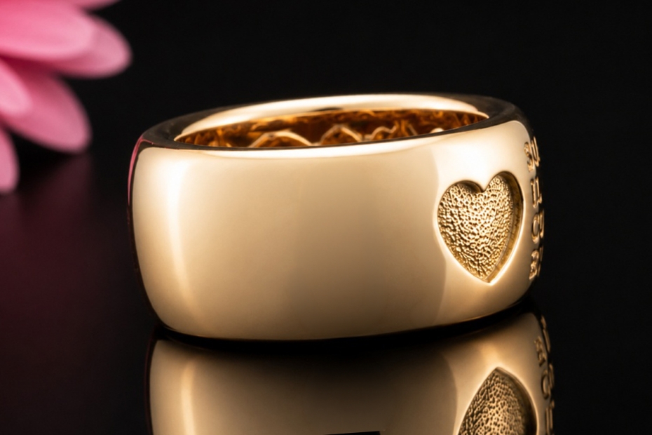 Wempe Herz Ring 750er Roségold Italienische Botschaft Himmel Sterne Meer 