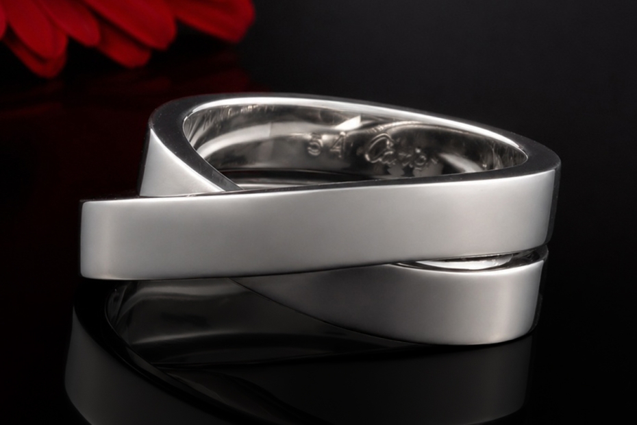 Cartier Paris Ring Nouvelle Vague Neuwertig in 750er Weißgold Größe 54 