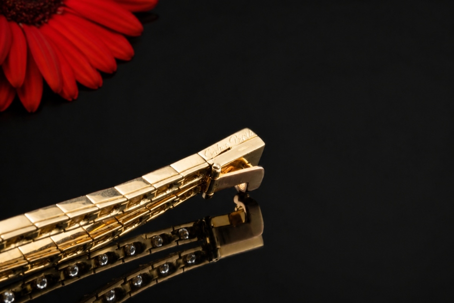 Cartier Paris Vintage Schmuckset Collier Armband Rubin Diamant Gelbgold 