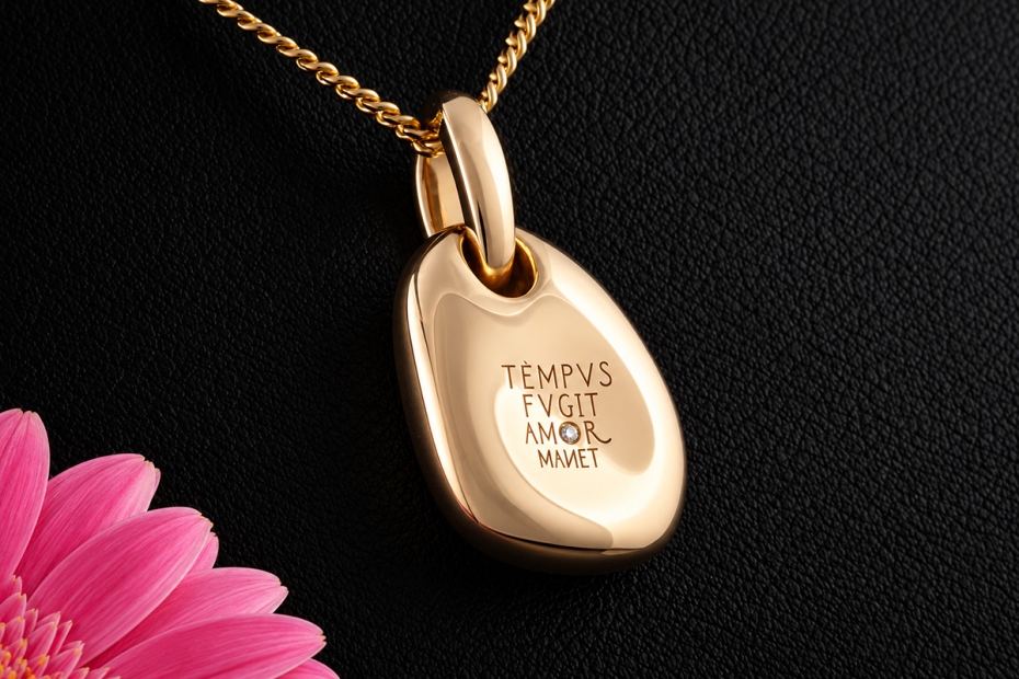 Wempe By Kim Collier Liebe: Tempus Fugit Amor Manet Gold 750 mit Diamant 