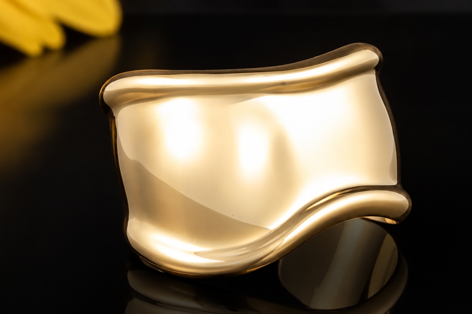 Tiffany Elsa Peretti Bone Cuff Armreif Armspange Small in 750er Gelbgold 