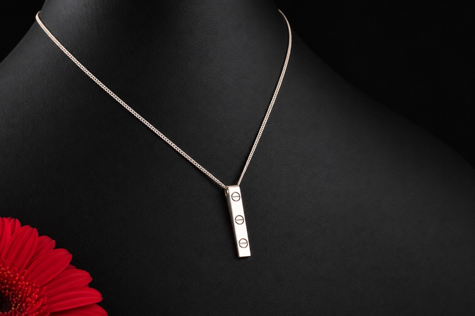 Seltener Cartier LOVE Bar Anhänger in 750er Weißgold - Vintage Rarität 
