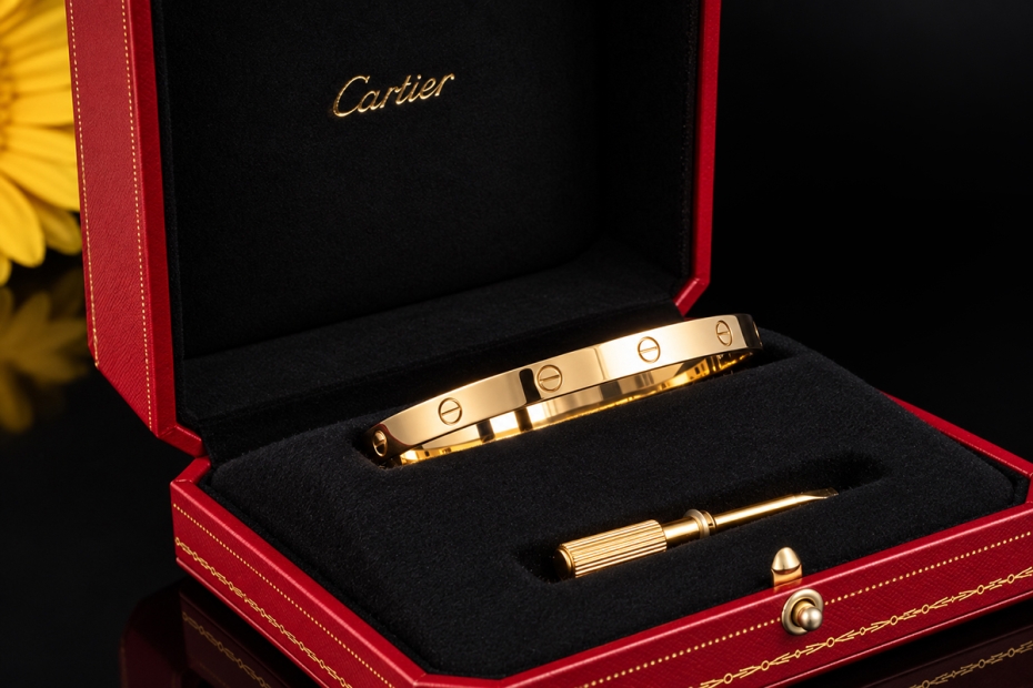 Cartier Love Armreif Armband Neues Modell in 750er Gelbgold Größe 20 OVP 