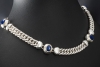 Tiffany & Co Schmuckset Vintage Collier Ring Lapislazuli Silber und Gold 