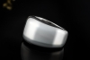 Cartier Ring Nouvelle Vague 1997 Breit und hochglänzend in Weißgold 750 