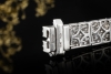 Kreatives Design Armband Klassiker mit Baguette Diamanten 750er Weißgold 
