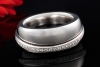 Odenwald Ring Drehring mit schräg angeordneten Diamanten in Weißgold 750 