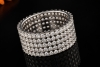 Breiter Ring mit 5 Reihen 3,15 Ct Diamanten Brillanten in 750er Weißgold 