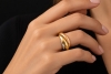 Trinity de Cartier Ring Klassisches Modell Gold Tricolor Gr. 53 Full Set 