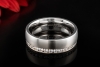 Christian Bauer Memoire Bandring mit Diamanten Seidenmatt in Platin 950 
