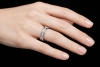 BVLGARI B.zero1 1-Band Memoire Ring Diamanten in 750er Weißgold Größe 54 