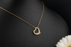 Tiffany & Co. Herz Anhänger Elsa Peretti Open Heart in 750er Gelbgold 