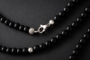 Exklusives Onyx Diamant Collier Kette und Anhänger wandelbar in Weißgold 