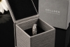 Gellner Ring mit Diamanten und geschwärzter Struktur in 750er Weißgold 