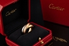 Trinity de Cartier Ring Großes Modell 750er Gold Tricolor Full Set Gr 65 