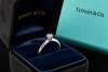 Tiffany & Co Solitär Ring Setting Diamant 0,34 Lupenrein Platin Full Set 