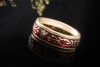 Wellendorff Ring Hibiscus Drehring mit 1 Diamant in 750er Gelbgold Gr 56 