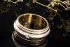 Cartier Drehring Saturn Ring Trinity mit Diamanten in Gold Tricolor 750 