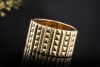 Cartier London Ring Breites Vintage Modell Rarität in Gelbgold 750 Gr 53 