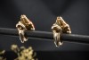 Cartier Ohrringe Marienkäfer Coccinelle Ohrclips mit Emaille in Gelbgold 