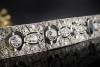 Antikes Art Déco Armband mit Saphir und Altschliff Diamanten Platin 950 