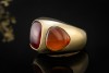 Pomellato Cocktailring Bisanzio Ring Massiv mit Granat in Gelbgold 750 
