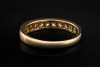 Cartier Vintage Allianz Ring mit Diamanten Halbmemoire in 750er Gelbgold 