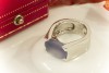 Cartier Cartier Tankissime Chalzedon Ring 1999 Massiv in 750er Weißgold mit OVP 