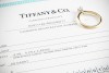 Tiffany & Co Solitär Ring Setting mit Diamant 0,29 Ct in Gelbgold Platin 