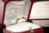 Cartier Vintage Ring 1 Rubin in Gelbgold Roségold Weißgold 750 Full Set 
