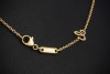 Chopard Kette Collier Gliederkette 38 / 40 / 42 cm Länge in Gelbgold 750 