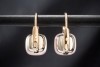 Pomellato Ohrringe Ohrstecker Nudo Classic mit Rosenquarz in 750er Gold 