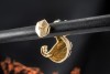 Cartier Pin Brosche Ente Duck mit Emaille und Diamanten in Gelbgold 750 