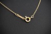 Tiffany & Co. Collier Kette Kreuz Elsa Peretti 51,5 cm in 750er Gelbgold 