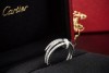 Cartier Juste un Clou Ring mit 77 Diamanten in Weißgold 750 Größe 50 OVP 