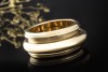 Piaget Ring Possession Drehring XL Kult Modell 1990 Gr. 59 Gelbgold 750 