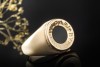 BVLGARI Ring mit Onyx Schwarz in Siegelring Massiv 750er Gelbgold Unisex 