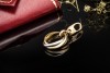 Cartier Trinity Charm Anhänger an Karabiner 3 Ringe 750er Gold Full Set 