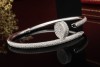 Cartier Juste un Clou Armreif mit 374 Diamanten in 750er Weißgold Gr. 16 